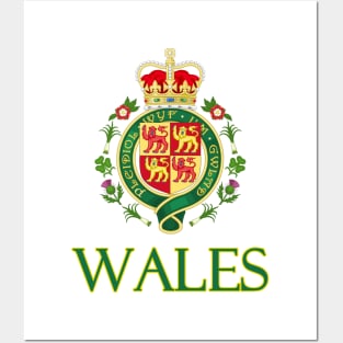 Wales  - Coat of Arms Design Posters and Art